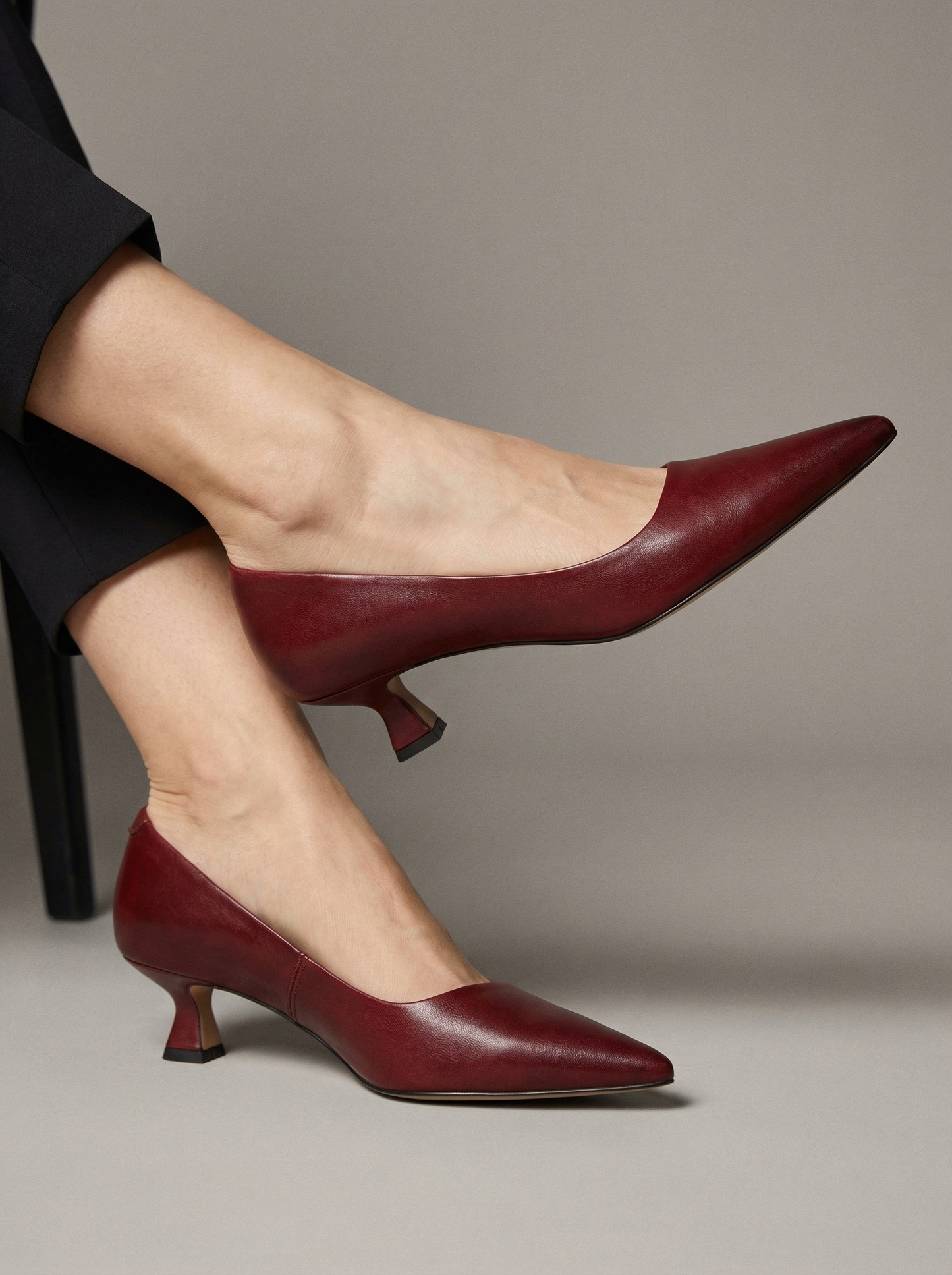 Isabella – Tacco Bordò con Struttura Bilanciata