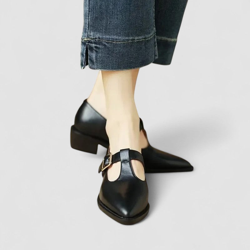 Mia Comfort – Mary Jane Classica in Pelle Morbida