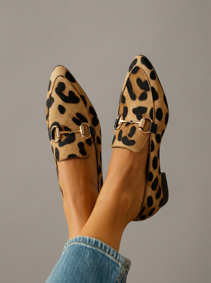 Aurora Wild – Mocassino Animalier con Pianta Comoda