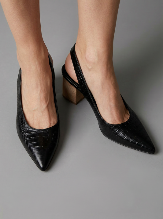 Linda – Décolleté Slingback con Tacco Riposante
