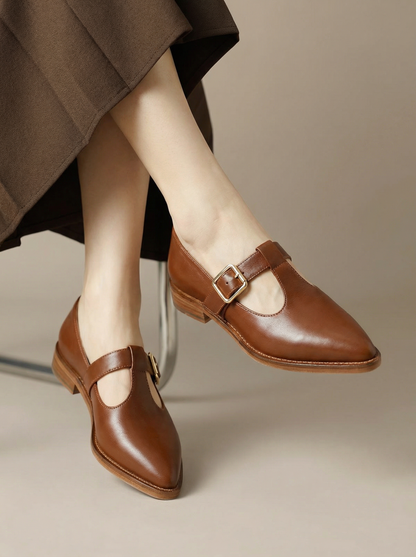 Mia Comfort – Mary Jane Classica in Pelle Morbida