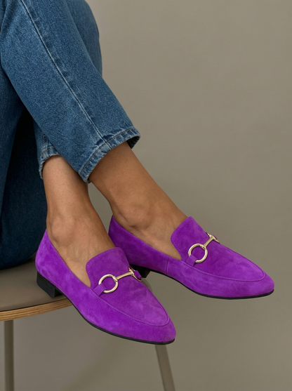 Viola – Mocassino in Camoscio con Calzata Extra Soft